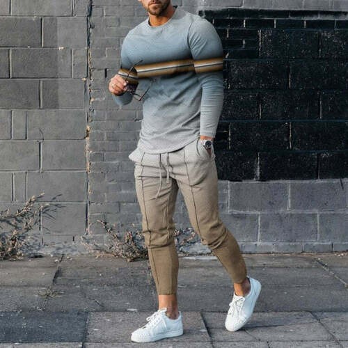 Men's Tracksuits 2 Piece Outfit Sweat Suit Casual Jogging Suits Athletic Set